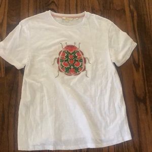 Boden cuff sleeve, beetle tee, size M